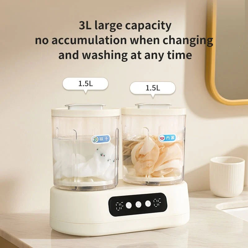 Double-Bucket Mini Washing Mac