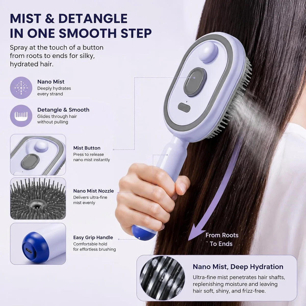 Electric Spray Retractable Air Cushion Com