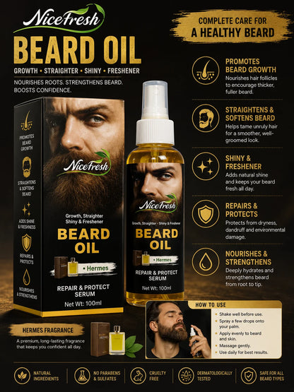 NiceFresh Beard Growth Oil