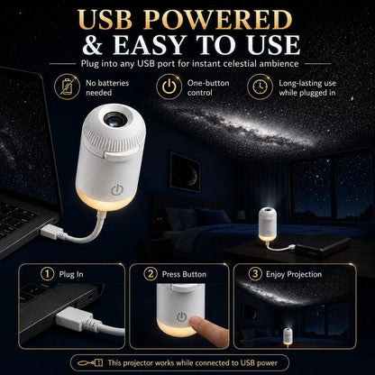 Portable Mini USB Starry Sky Proj