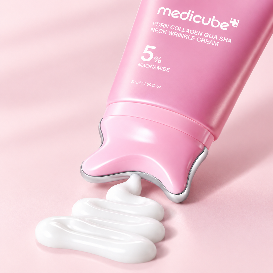 Medicube PDRN Collagen Gua Sha Neck Wrinkle Cream – 5% Niacinamide