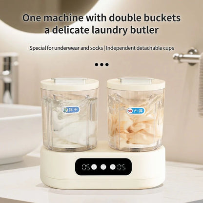 Double-Bucket Mini Washing Mac