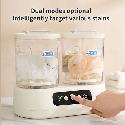 Double-Bucket Mini Washing Mac