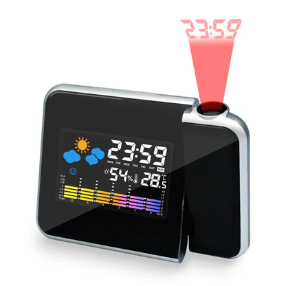 LED Alarm Projection Clock Thermome