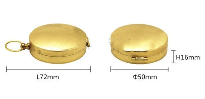 Metal Flip Compass Outdoor Com