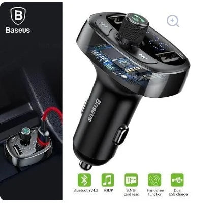 T-Typed Bluetooth MP3 Car Charg