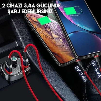 T-Typed Bluetooth MP3 Car Charg